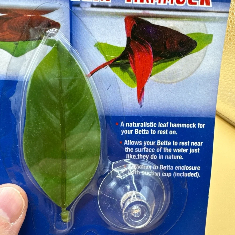Zoo Med Labs Betta Bed Leaf Hammock, Aquarium Fish Resting Place